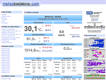 Tablet Screenshot of meteobadalona.com